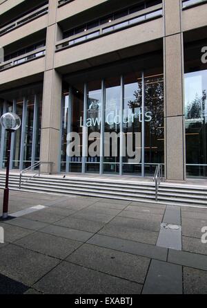 Supreme Law Courts Macquarie Street Sydney Australia Stock Photo