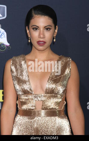 Pitch Perfect 2' world premiere at the Nokia Theatre L.A. Live in Los Angeles  Featuring: Chrissie Fit Where: Los Angeles, California, United States When: 08 May 2015 Stock Photo