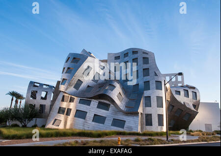 Cleveland Clinic Lou Ruvo Center for Brain Health building designed by Frank Gehry, Las Vegas, Nevada, United States of America Stock Photo