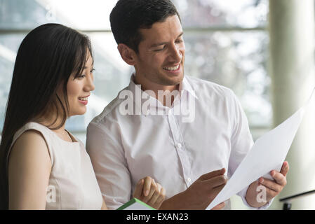 Colleagues collaborating Stock Photo