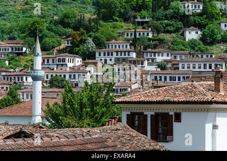 View over the pretty mountain village of Sirince, Turkey Stock Photo