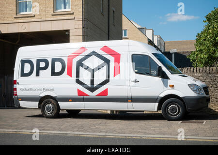 DPD parcel van, UK. Stock Photo