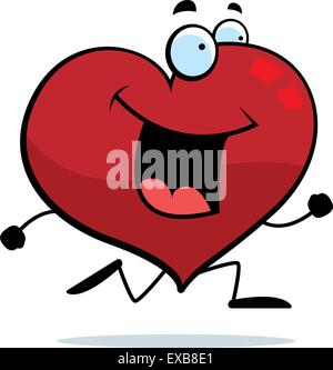 jogging in place clipart heart