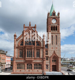 Guildhall in Londonderry, Northern Ireland Stock Photo