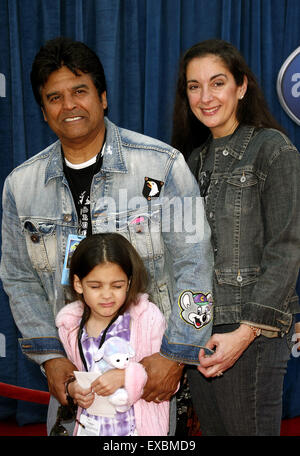 Erik Estrada attends the World Premiere of 'Meet The Robinsons' held at the El Capitan Theater in Hollywood. Stock Photo