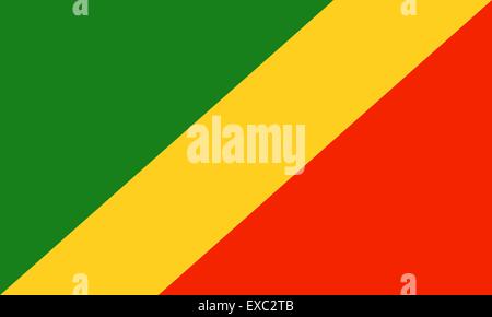 Congo flag Stock Vector