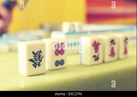 Mahjong Stock Photo