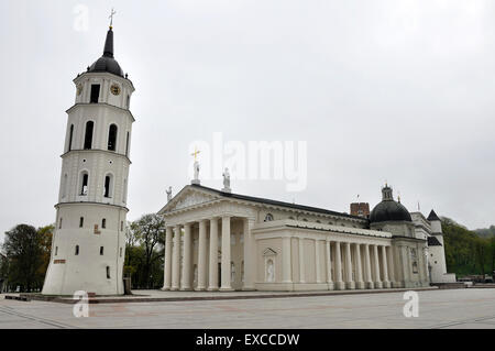 The Cathedral of Vilnius. Stock Photo