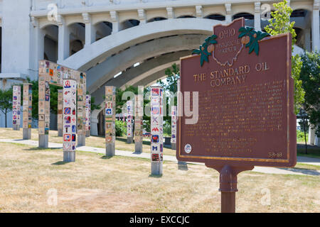 Ohio Historical Marker: Site Of The First Game In The NFL. The