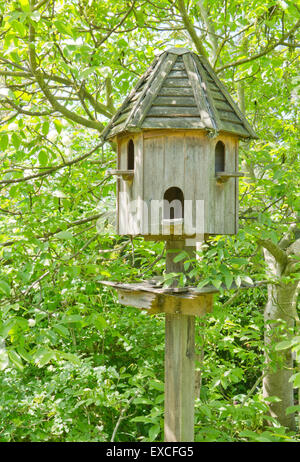 Wooden dovecote Stock Photo