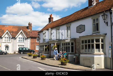 The Bell Pub Ramsbury Village Wiltshire England Stock Photo