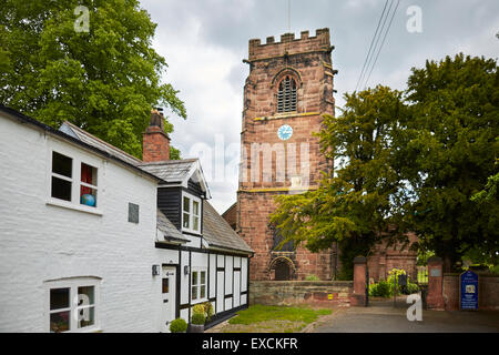 Abbot to build the town far enough away from the Church to gain the tithes himself.    Winsford is a town and civil parish withi Stock Photo
