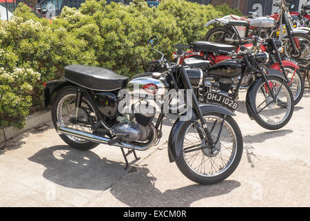 Motorbike motor cycle Bike  BSA Bantam British classic Stock Photo