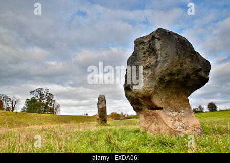 Avebury Stone Circle Wiltshire; UK Stock Photo