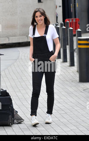 Verity Rushworth and Kelvin Fletcher at The BBC  Featuring: Verity Rushworth Where: London, United Kingdom When: 11 May 2015 Stock Photo