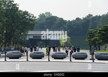 Sakuradamon Gate,Tokyo Imperial Palace,Chiyoda-Ku,Tokyo,Japan Stock Photo