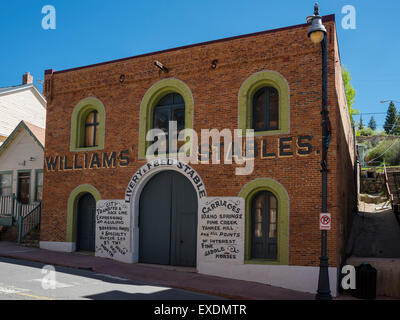 Williams Stables building, Central City , Colorado, USA, North America, United States Stock Photo