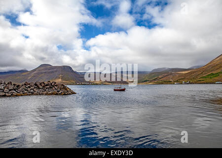 Isafjordur Icelandic landscape Stock Photo