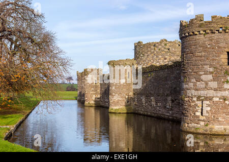 Beaumaris Castle, Anglesey, Wales, United Kingdom, Europe. Stock Photo