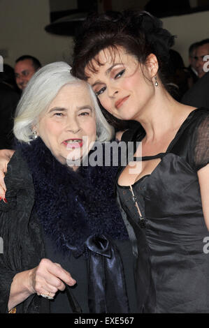 LOS ANGELES, CA - JANUARY 29, 2011: Helena Bonham-Carter & mother Elena Bonham-Carter at the 63rd Annual Directors Guild of America Awards at Hollywood & Highland. Stock Photo