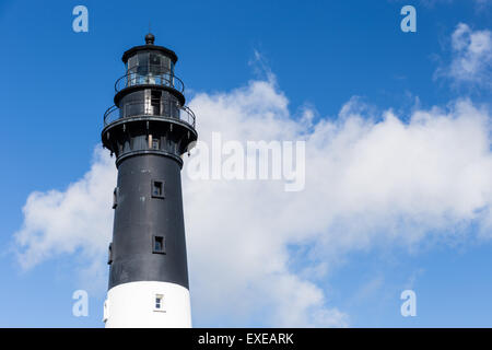 Beautiful Day at Hunting Island Lighthouse on Hunting Island, South Carolina. Stock Photo