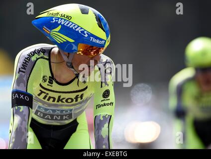 Tour de France, Vannes to Plumelec, France. 13th July, 2015. Stage 9 ...