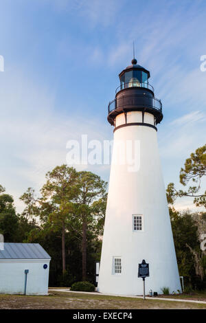 Amelia Island Lighthouse, Fernandina Beach, Florida Stock Photo