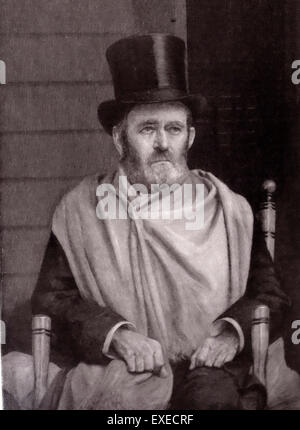Ulysses Grant near the time of his death, 1885 Stock Photo