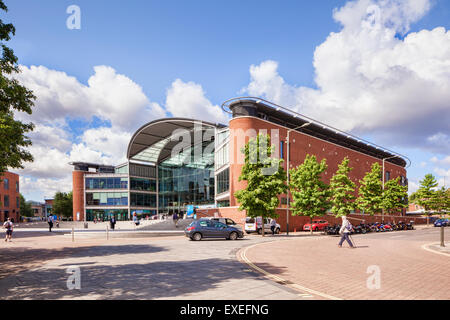 The Forum, one of the 12 Heritage Buildings of Norwich, Norfolk, England Stock Photo