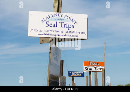 A summer's day at Blakeney in Norfolk England Stock Photo