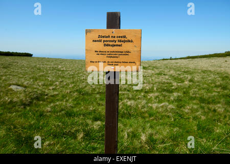 Violik, The Giant Mountains, Krkonose, Karkonoski Park Narodowy Karkonosze, Czech Republic - Poland border, The source of LABE Stock Photo