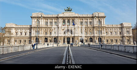 ROME, ITALY - MARCH 27, 2015: The facade of Palace of Justice - Palazzo di Giustizia. Stock Photo