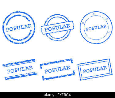 Popular stamps Stock Photo