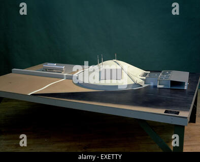 Cold War Rocket Launch Colorised The Atlas Launch Complex Model showcases the design and construction of ...