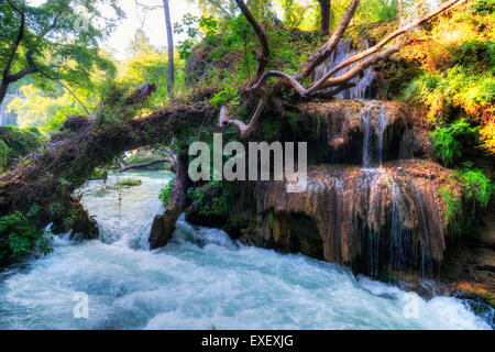 Duden Waterfall, Antalya, Turkey Stock Photo