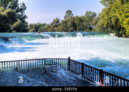 Manavgat Waterfall, Manavgat, Side, Antalya, Pamphylia, Turkey Stock Photo