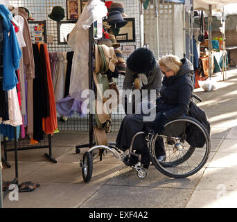 Craft Market on the Esplanade St Kilda Stock Photo