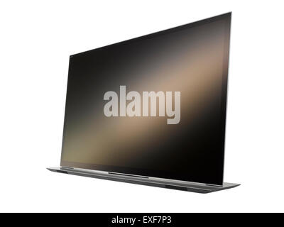 A cut out shot of a modern flat screen tv Stock Photo