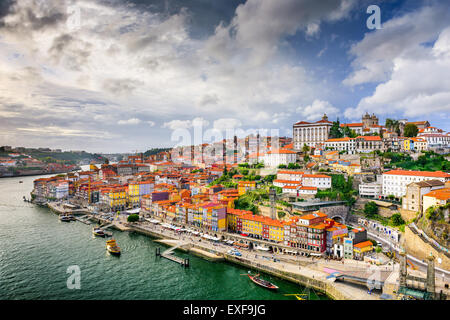Porto, Portugal old town on the Douro River. Stock Photo