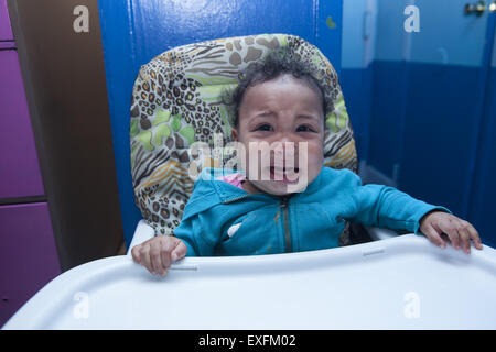 Preschool summer day camp program in the multiethnic Kensington neighborhood of Brooklyn, NY. Stock Photo