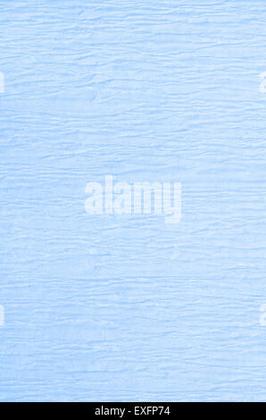 detail of  blue crepe paper texture background Stock Photo
