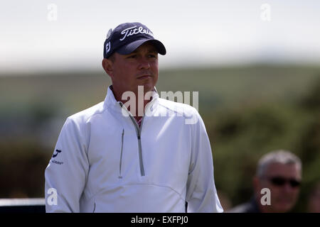 12.07.2015 The Old Course, St Andrews, Fife, Scotland Jason Dufner of USA during practise round for the 144th Open Golf Championship. Stock Photo