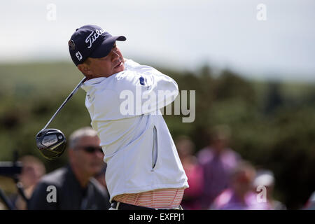 12.07.2015 The Old Course, St Andrews, Fife, Scotland Jason Dufner of USA during practise round for the 144th Open Golf Championship. Stock Photo