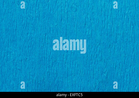 detail of blue  crepe paper texture background Stock Photo