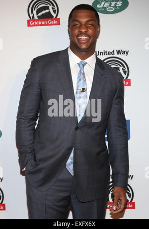 22nd Annual Gridiron Gala Presented by United Way of New York City, the New York Giants and the New York Jets Held at New York Hilton Midtown  Featuring: Quinton Coples Where: New York, New York, United States When: 12 May 2015 Stock Photo