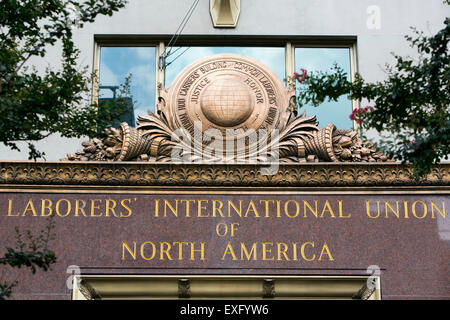 A Logo Sign Outside Of The Headquarters Of The Laborers' International ...