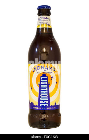 Adnams Brewery - Lighthouse bottled beer - current @ 2015. Stock Photo