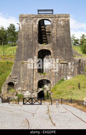 Ironworks museum industrial archaeology, UNESCO World Heritage site, Blaenavon, Monmouthshire, South Wales, UK Stock Photo