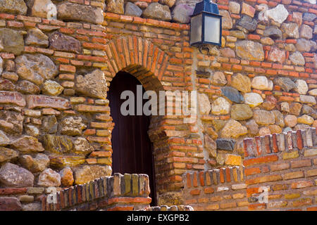 The Alcazaba of Malaga Century X in the Arab period in Malaga Spain Stock Photo