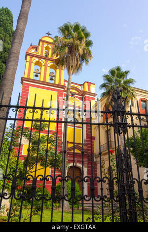 Convent of San Agustin Church in the city of Malaga, Spain Stock Photo
